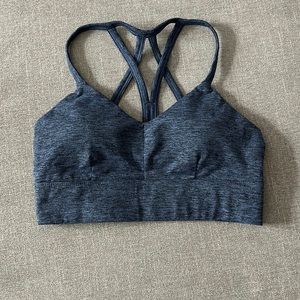 Joy Lab blue/ black sports bra size small never worn